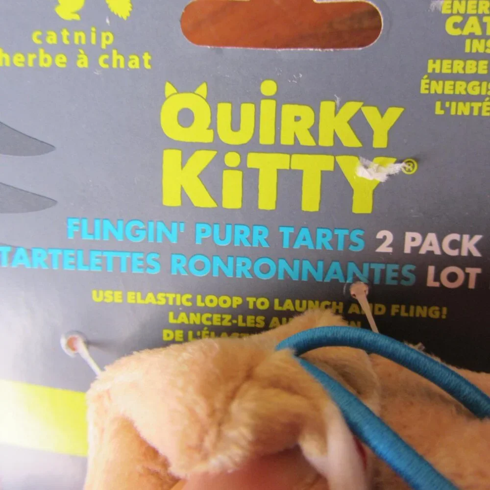 3 for $24 - quirky kitty catnip toys flingin' purr tarts 2 pack NWT (W6345)